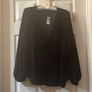 Women’s crushed velvet blouse